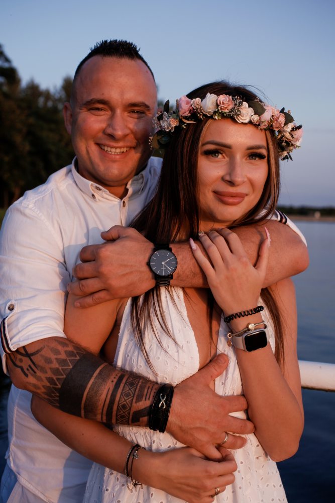 Authentic connection couple portrait Aberdeen