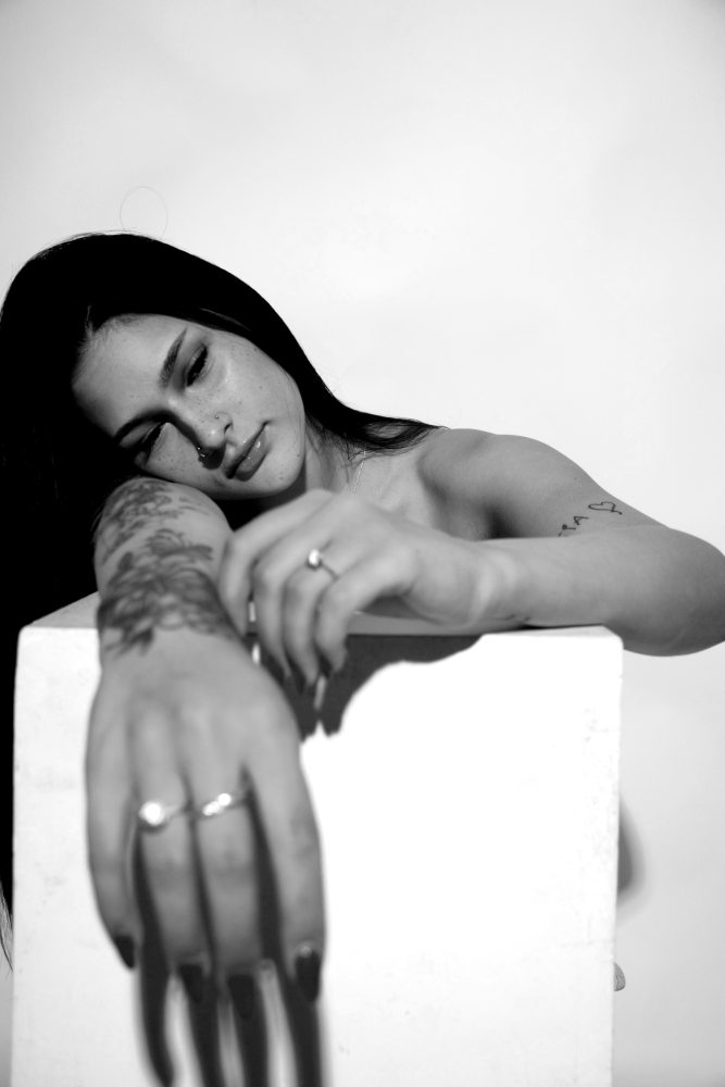 Artistic black styling women portrait Aberdeen