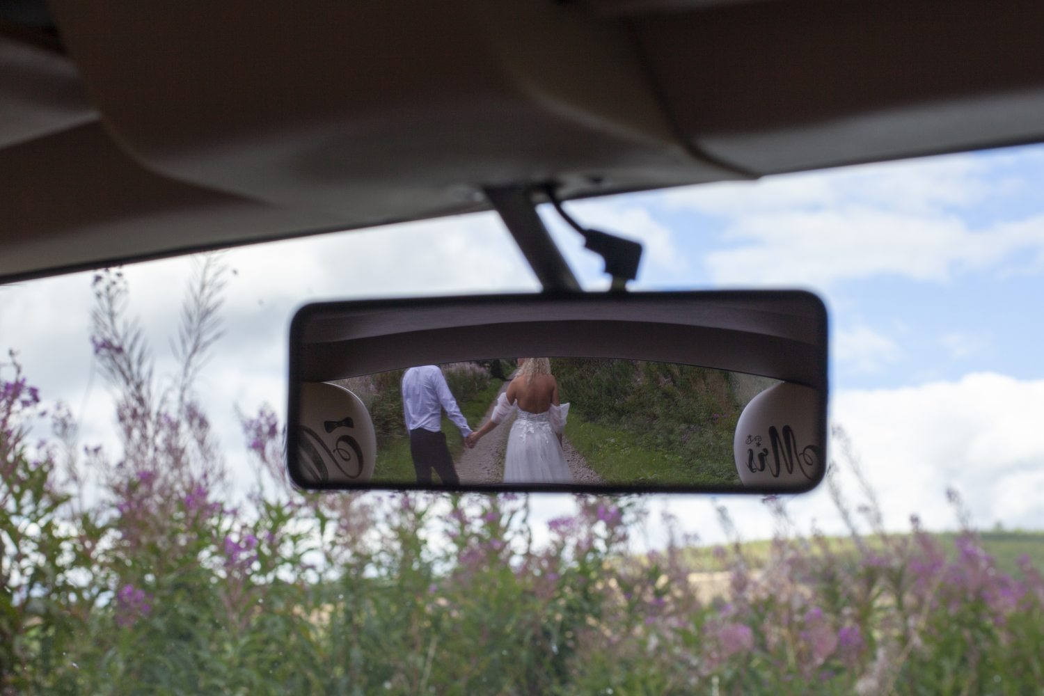 Cherished wedding embrace