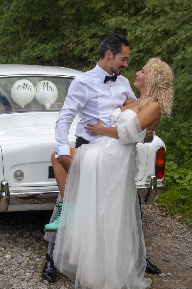Emotional wedding story Aberdeenshire