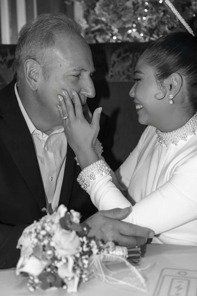 Quiet joy wedding portrait Aberdeen