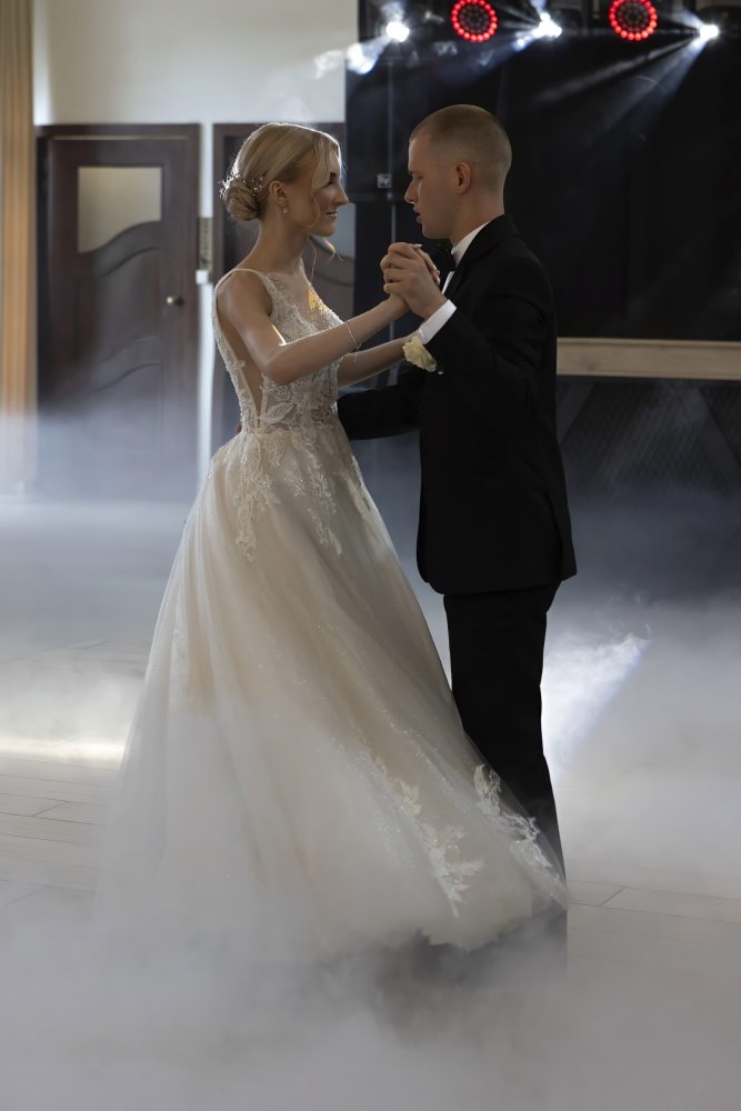 Romantic bride and groom moments Scotland